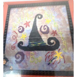 RARE Bibbidy Bobbity Boo Witch Hat Cross-Stitch Pattern By Ruby Slipper